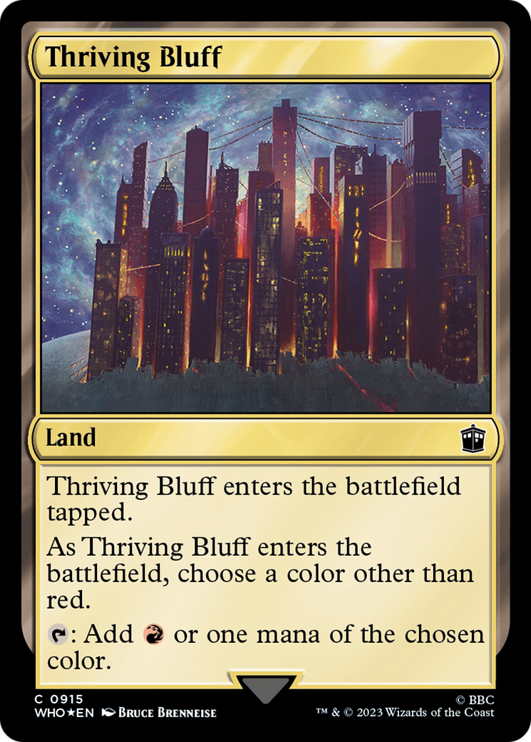 Thriving Bluff (Surge Foil) [Doctor Who] | Sanctuary Gaming