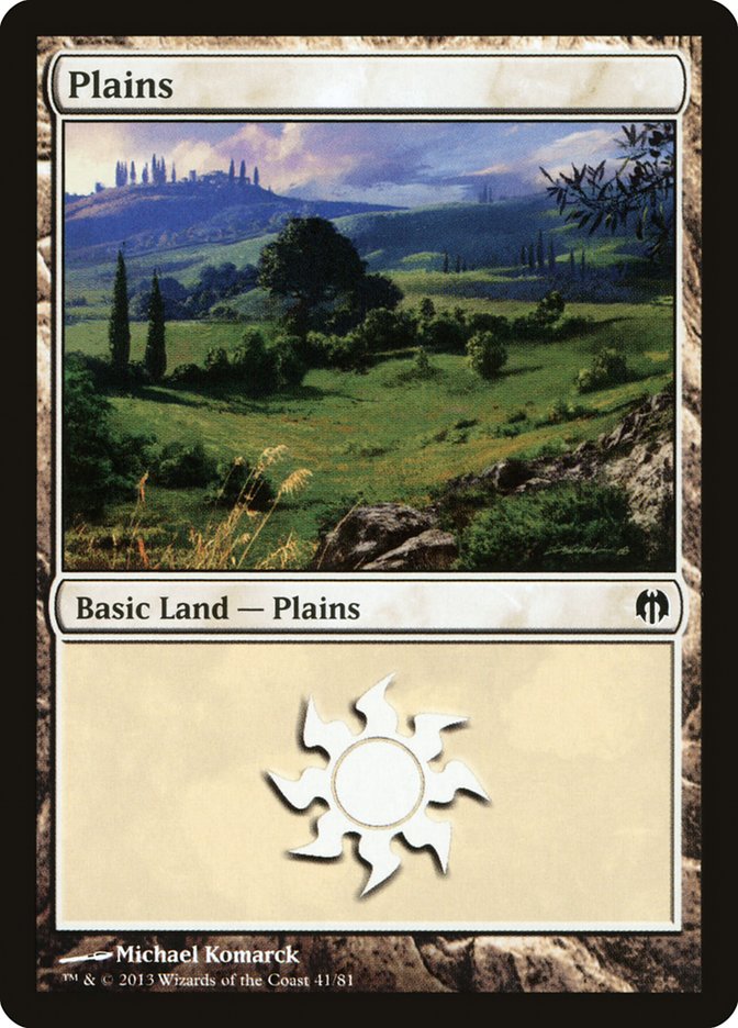 Plains (41) [Duel Decks: Heroes vs. Monsters] | Sanctuary Gaming