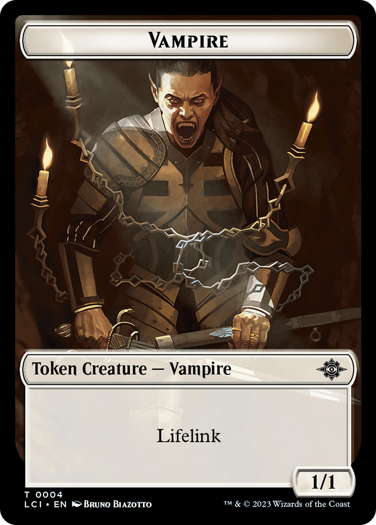 Vampire // Bat Double-Sided Token [The Lost Caverns of Ixalan Tokens] | Sanctuary Gaming