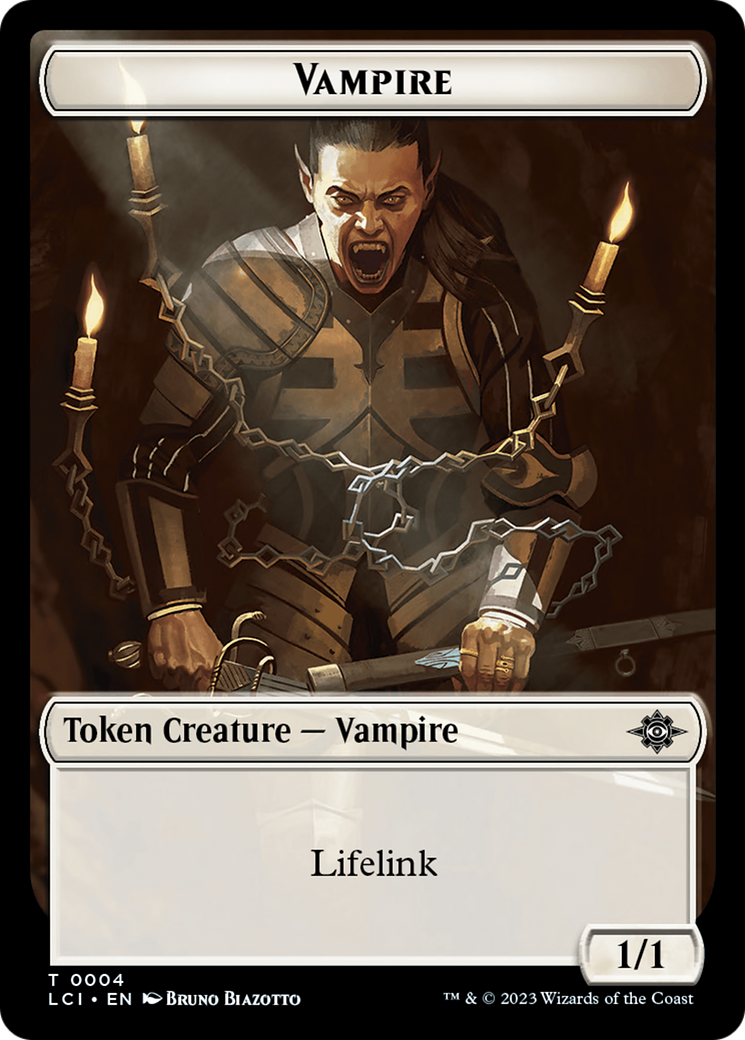 Vampire Token [The Lost Caverns of Ixalan Tokens] | Sanctuary Gaming