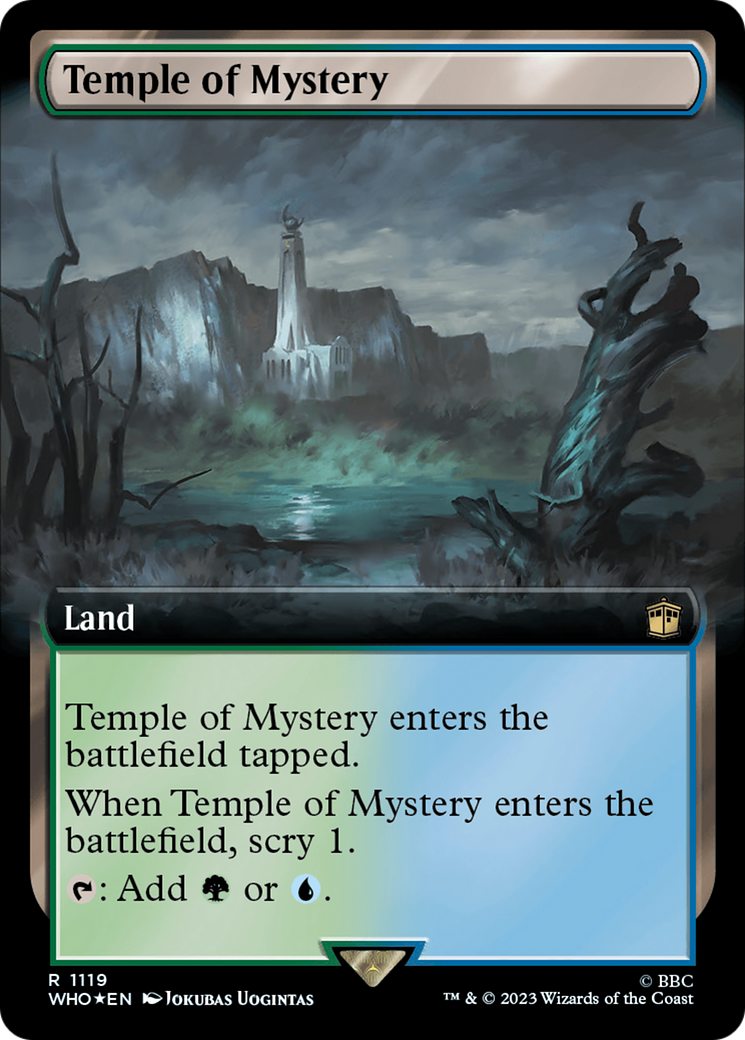 Temple of Mystery (Extended Art) (Surge Foil) [Doctor Who] | Sanctuary Gaming