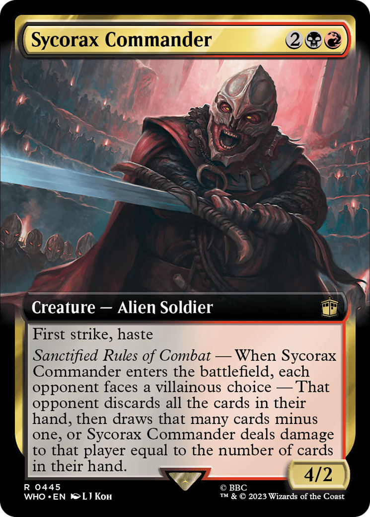 Sycorax Commander (Extended Art) [Doctor Who] | Sanctuary Gaming