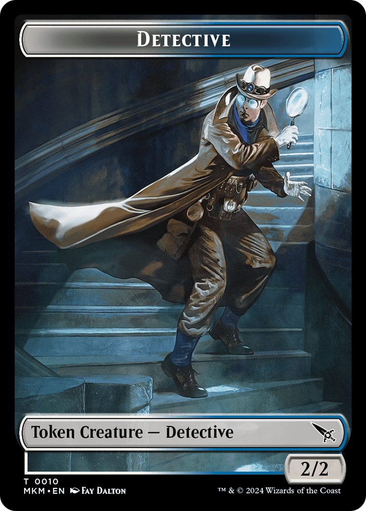 Detective // Spider Double-Sided Token [Murders at Karlov Manor Tokens] | Sanctuary Gaming