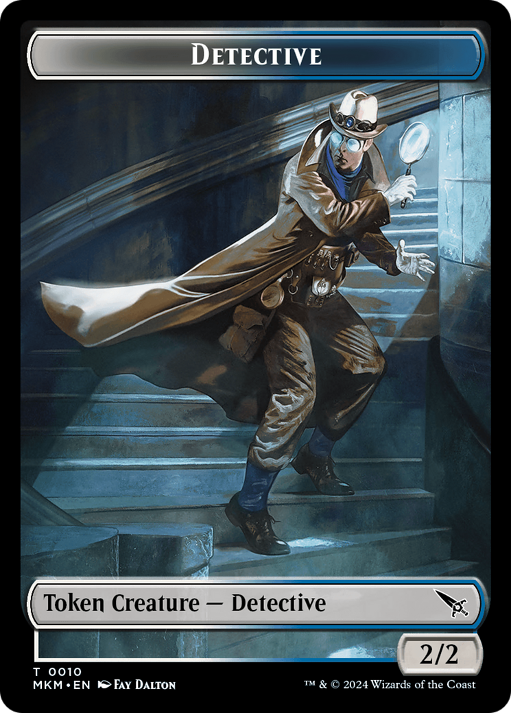 Detective Token [Murders at Karlov Manor Tokens] | Sanctuary Gaming