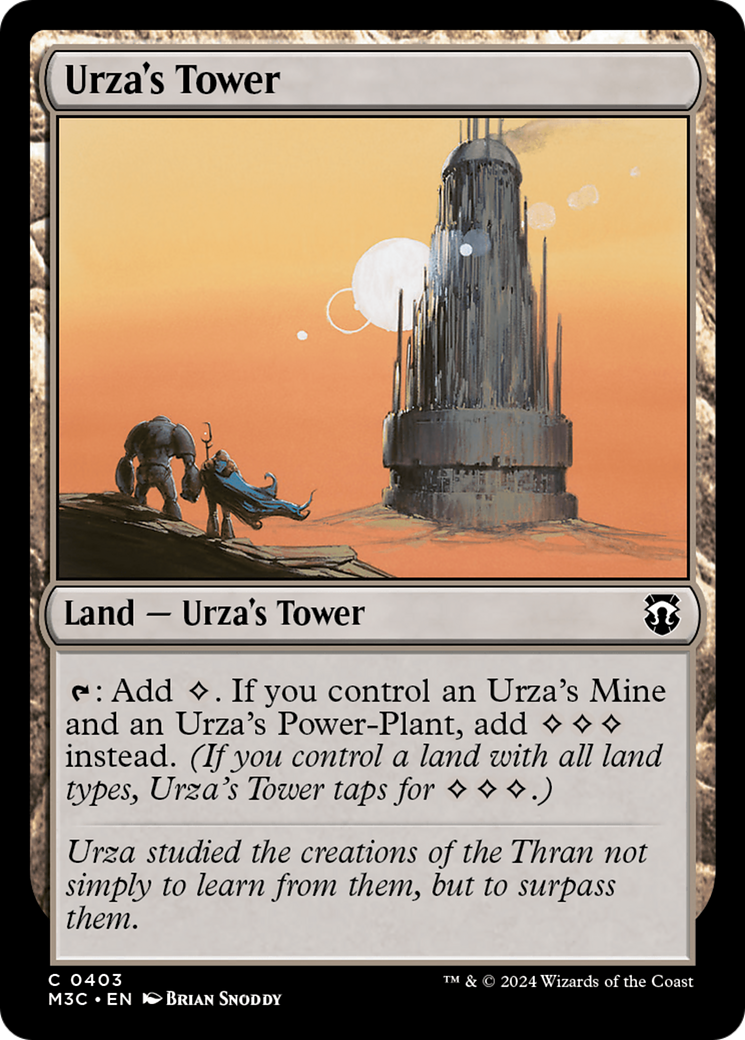 Urza's Tower (Ripple Foil) [Modern Horizons 3 Commander] | Sanctuary Gaming