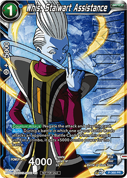 Whis, Stalwart Assistance (Unison Warrior Series Boost Tournament Pack Vol. 7 - Winner) (P-368) [Tournament Promotion Cards] | Sanctuary Gaming