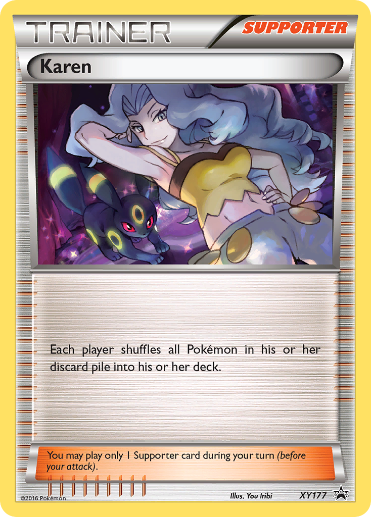 Karen (XY177) [XY: Black Star Promos] | Sanctuary Gaming