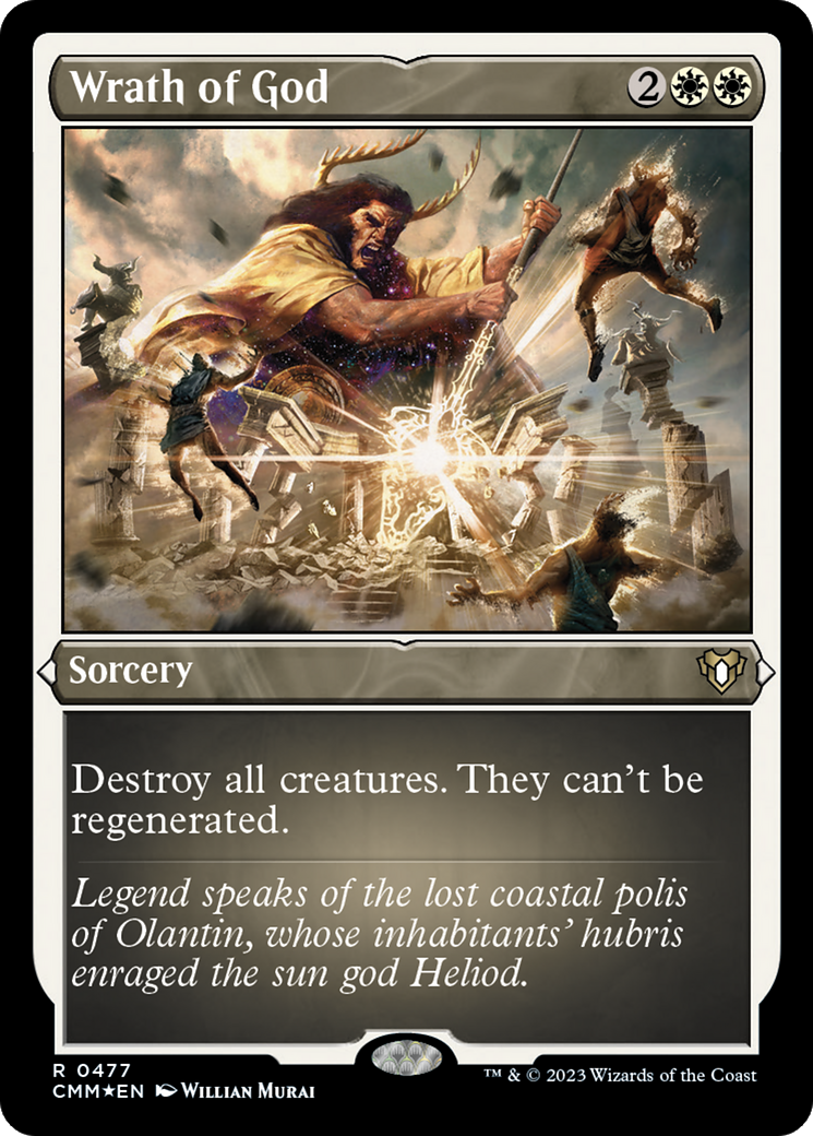 Wrath of God (Foil Etched) [Commander Masters] | Sanctuary Gaming