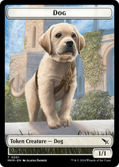 Detective // Dog Double-Sided Token [Murders at Karlov Manor Tokens] | Sanctuary Gaming
