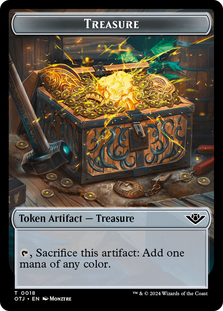 Treasure Token [Outlaws of Thunder Junction Tokens] | Sanctuary Gaming