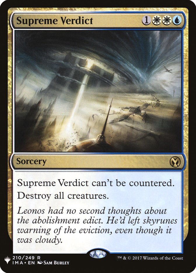 Supreme Verdict [Mystery Booster] | Sanctuary Gaming