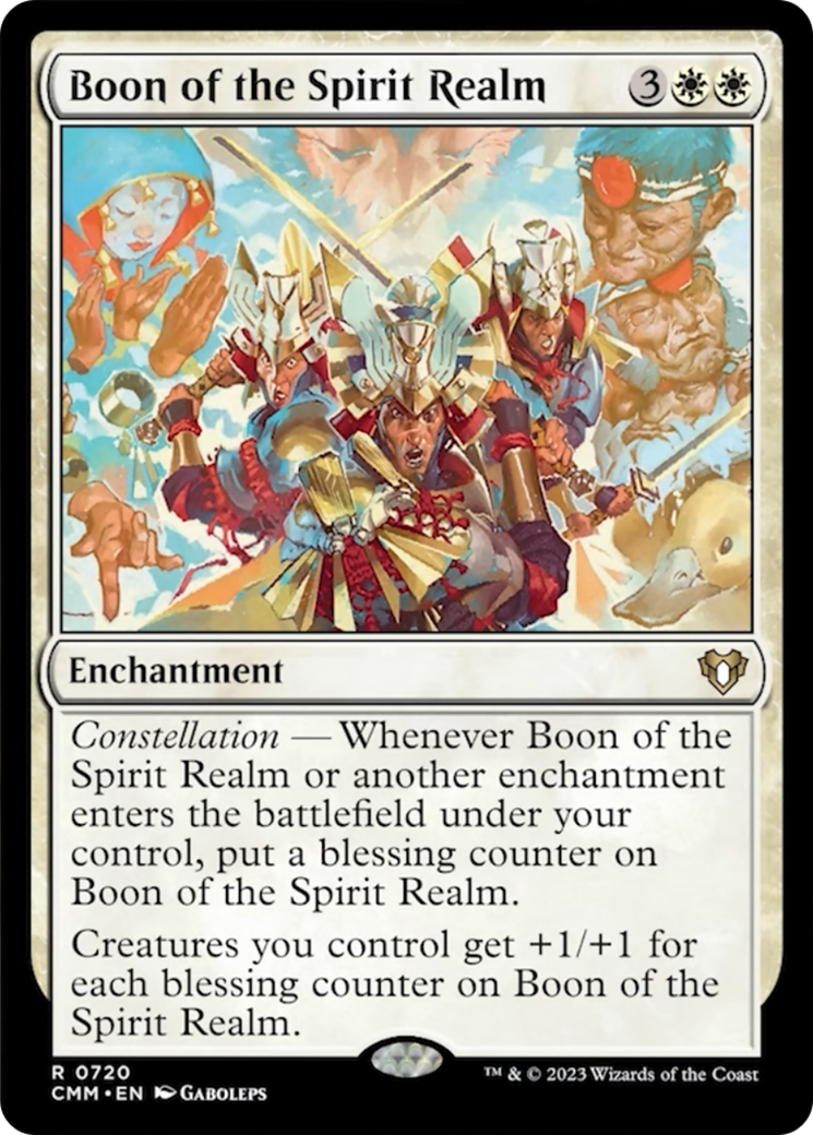 Boon of the Spirit Realm [Commander Masters] | Sanctuary Gaming