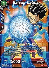 Saiyan Cabba (Origins 2019) (BT1-014) [Tournament Promotion Cards] | Sanctuary Gaming