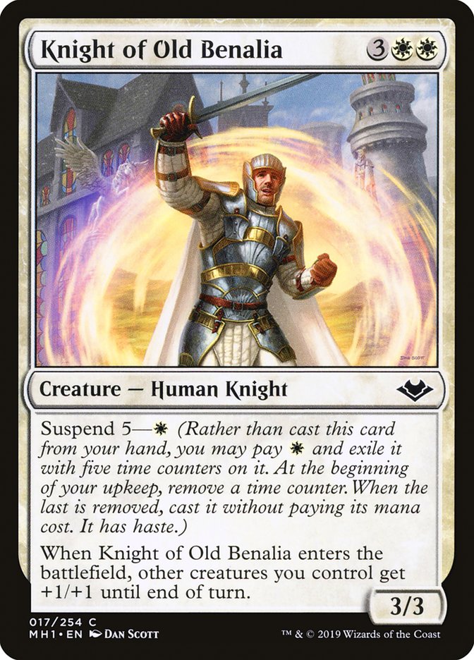 Knight of Old Benalia [Modern Horizons] | Sanctuary Gaming