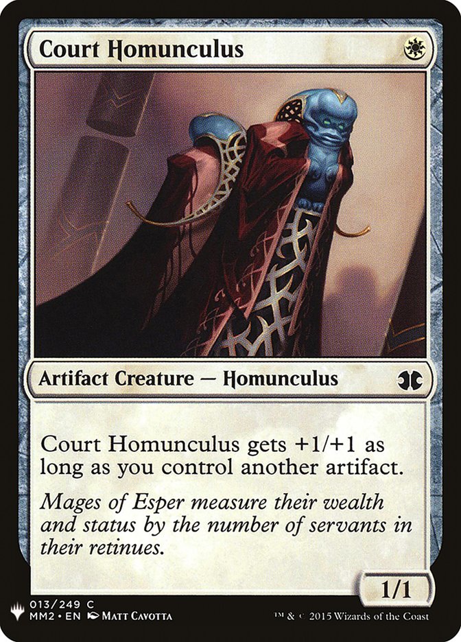 Court Homunculus [Mystery Booster] | Sanctuary Gaming