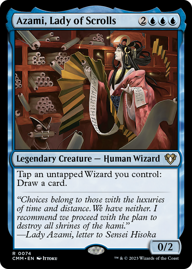 Azami, Lady of Scrolls [Commander Masters] | Sanctuary Gaming
