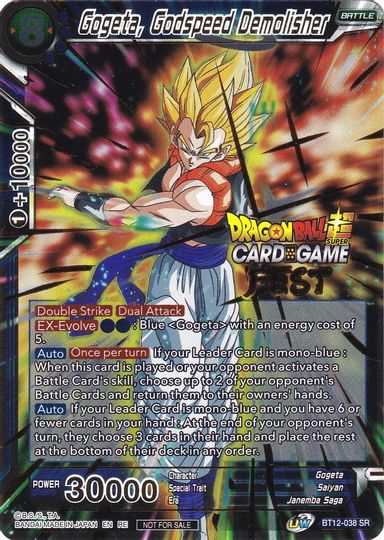 Gogeta, Godspeed Demolisher (Card Game Fest 2022) (BT12-038) [Tournament Promotion Cards] | Sanctuary Gaming