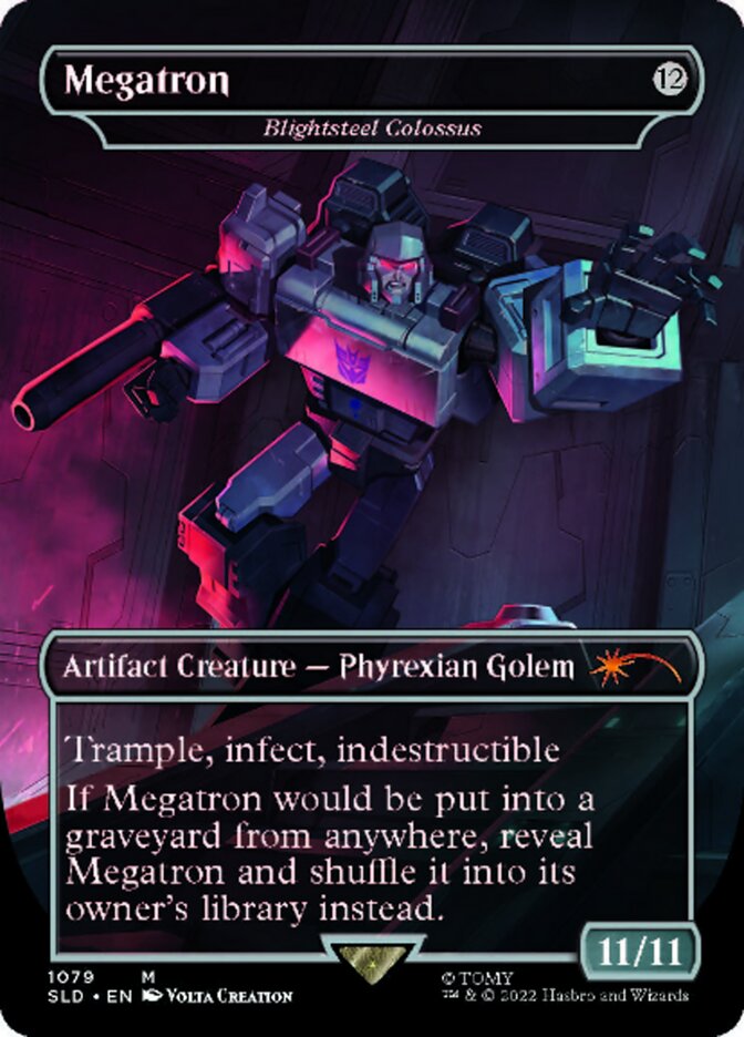 Blightsteel Colossus - Megatron (Borderless) [Secret Lair Drop Series] | Sanctuary Gaming