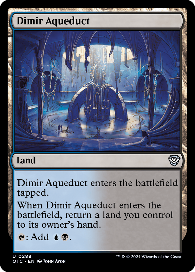 Dimir Aqueduct [Outlaws of Thunder Junction Commander] | Sanctuary Gaming