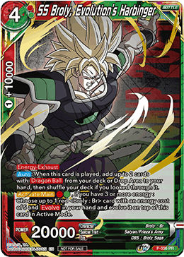 SS Broly, Evolution's Harbinger (P-336) [Tournament Promotion Cards] | Sanctuary Gaming