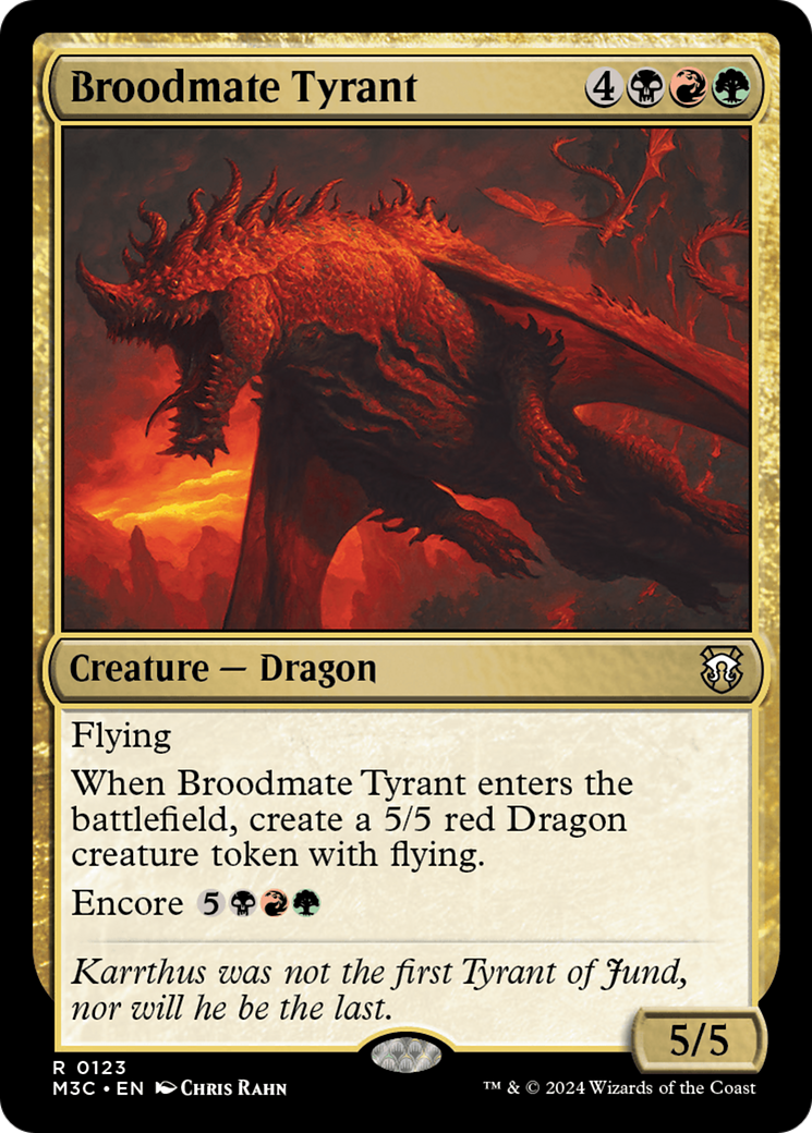 Broodmate Tyrant [Modern Horizons 3 Commander] | Sanctuary Gaming