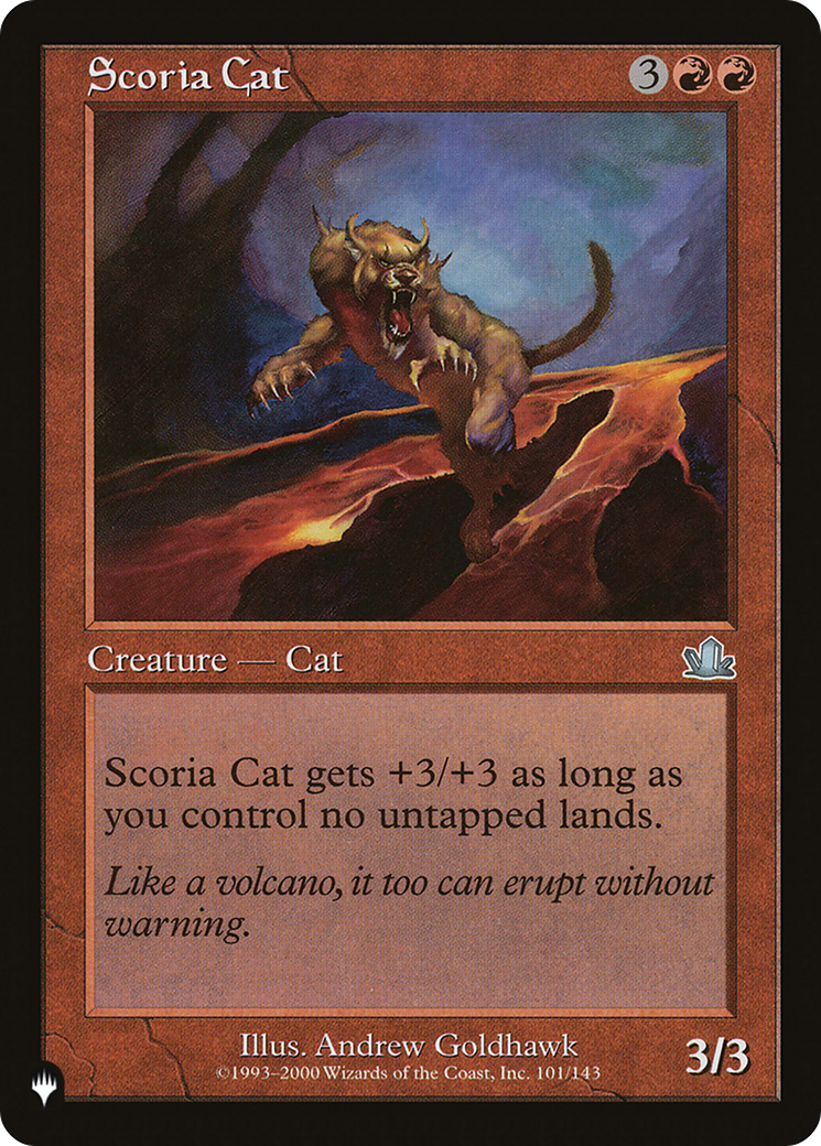 Scoria Cat [The List Reprints] | Sanctuary Gaming