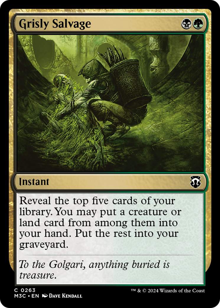Grisly Salvage (Ripple Foil) [Modern Horizons 3 Commander] | Sanctuary Gaming