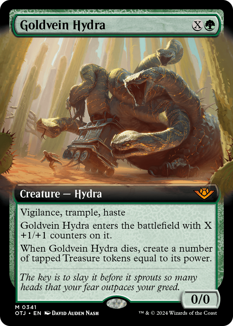 Goldvein Hydra (Extended Art) [Outlaws of Thunder Junction] | Sanctuary Gaming