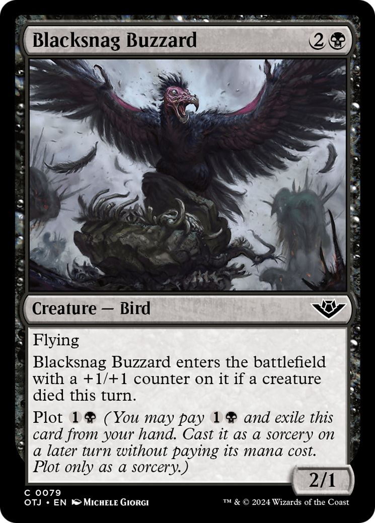 Blacksnag Buzzard [Outlaws of Thunder Junction] | Sanctuary Gaming