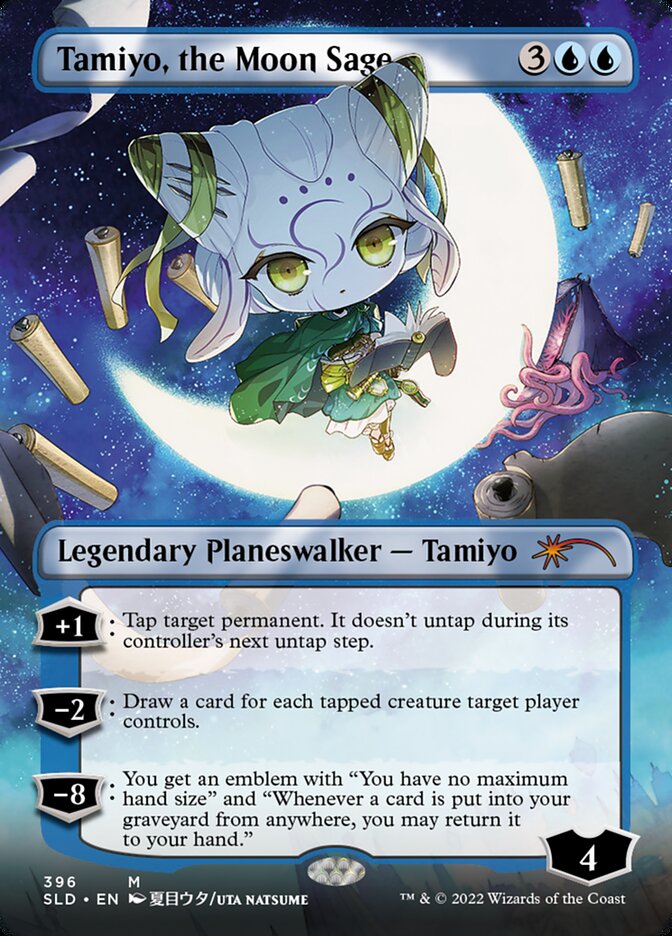 Tamiyo, the Moon Sage (Borderless) [Secret Lair Drop Series] | Sanctuary Gaming