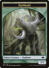 Goblin (010) // Elephant (012) Double-Sided Token [Modern Horizons Tokens] | Sanctuary Gaming