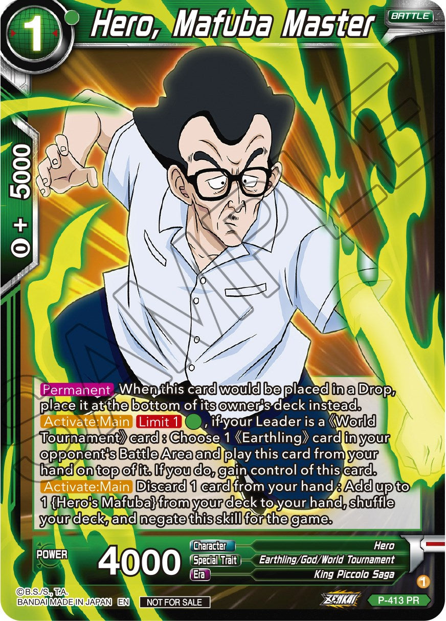 Hero, Mafuba Master (Zenkai Series Tournament Pack Vol.1) (P-413) [Tournament Promotion Cards] | Sanctuary Gaming
