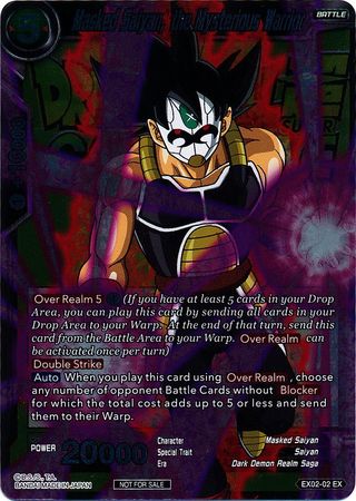 Masked Saiyan, the Mysterious Warrior (Metallic Foil) (Event Pack 2018) (EX02-02) [Promotion Cards] | Sanctuary Gaming