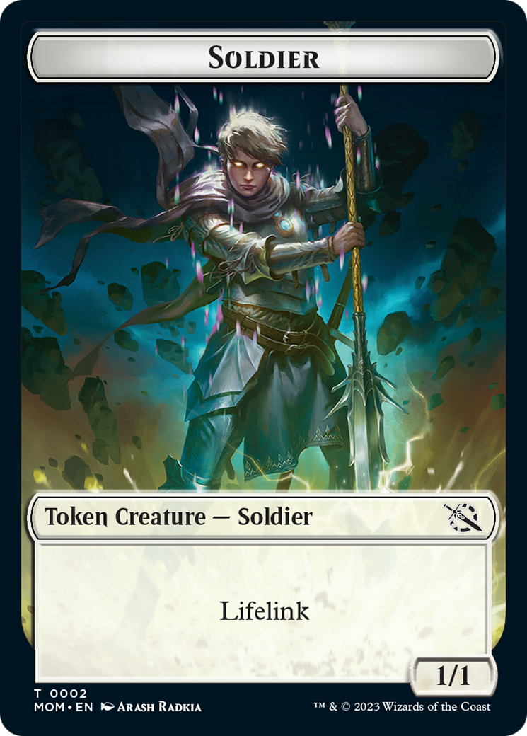 Soldier Token [March of the Machine Tokens] | Sanctuary Gaming