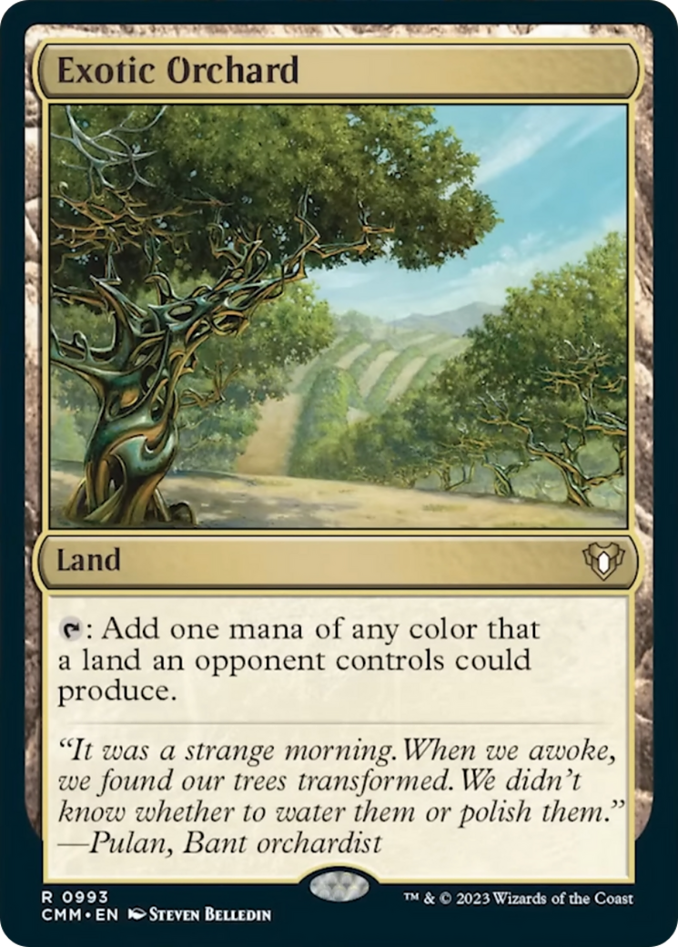 Exotic Orchard [Commander Masters] | Sanctuary Gaming