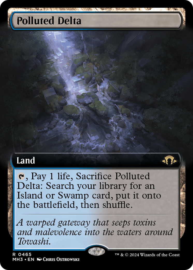 Polluted Delta (Extended Art) [Modern Horizons 3] | Sanctuary Gaming