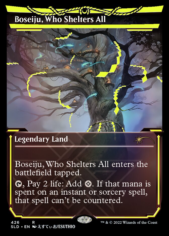 Boseiju, Who Shelters All (Neon Ink Yellow) [Secret Lair Drop Series] | Sanctuary Gaming