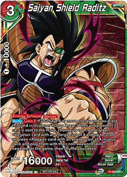 Saiyan Shield Raditz (Winner Stamped) (P-326) [Tournament Promotion Cards] | Sanctuary Gaming