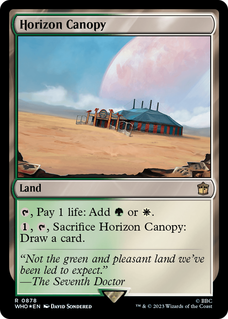 Horizon Canopy (Surge Foil) [Doctor Who] | Sanctuary Gaming