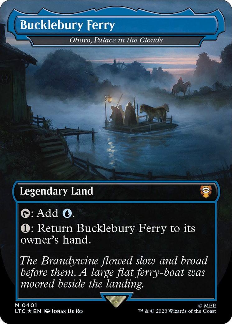 Bucklebury Ferry - Oboro, Palace in the Clouds (Surge Foil Realms and Relics) [The Lord of the Rings: Tales of Middle-Earth Commander] | Sanctuary Gaming