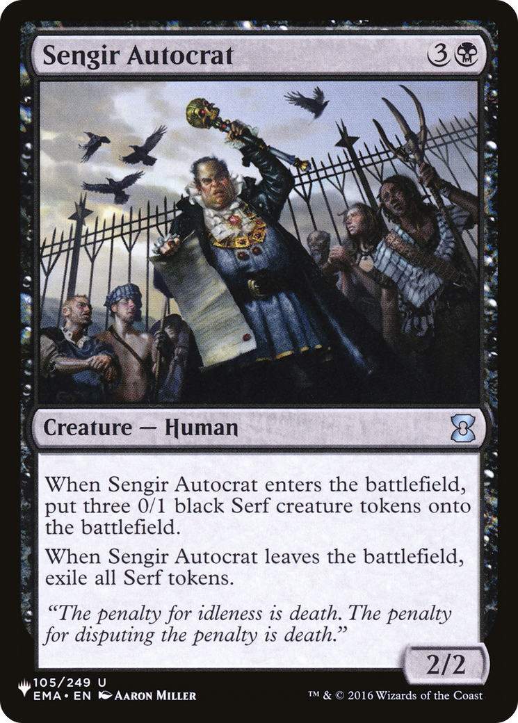 Sengir Autocrat [The List Reprints] | Sanctuary Gaming