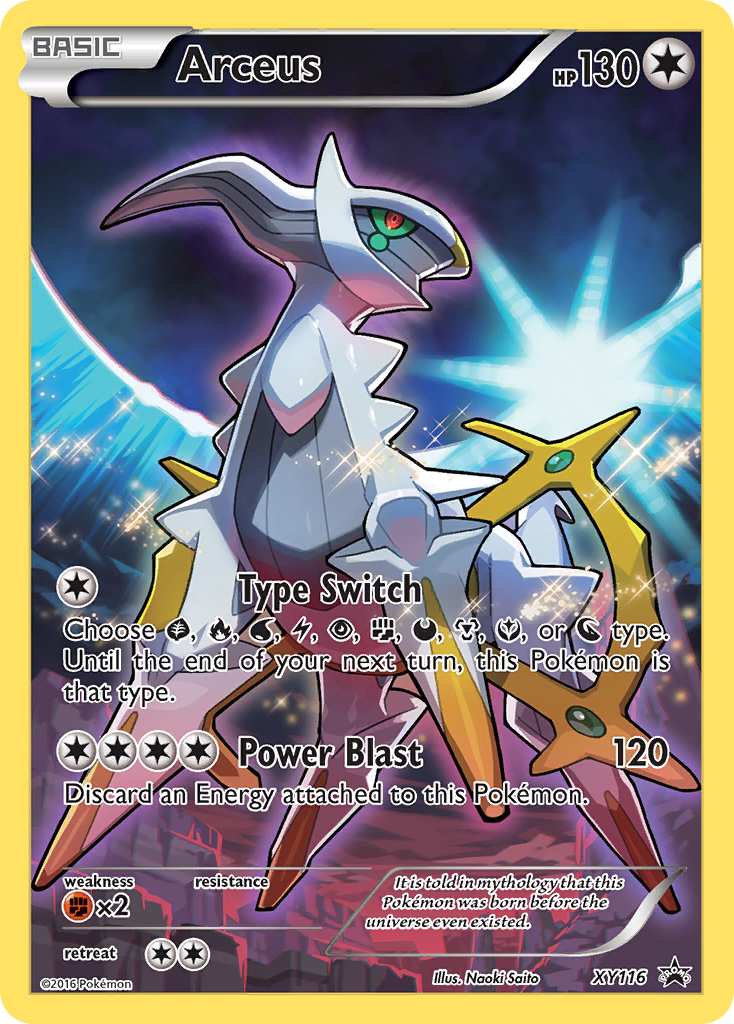 Arceus (XY116) [XY: Black Star Promos] | Sanctuary Gaming