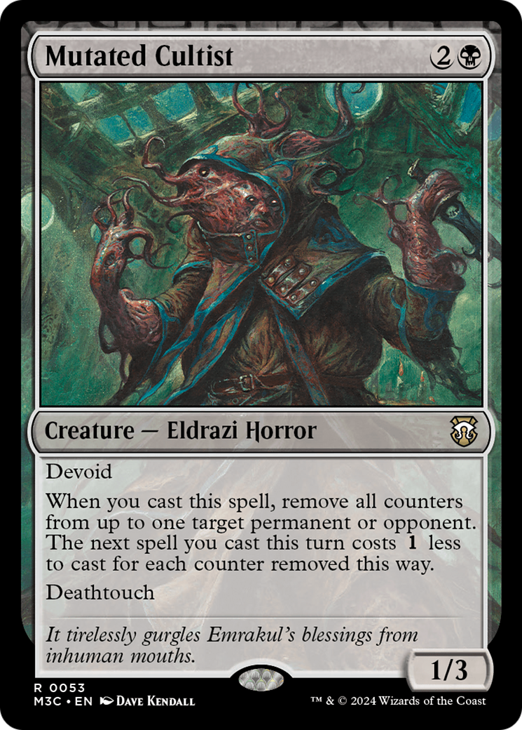 Mutated Cultist [Modern Horizons 3 Commander] | Sanctuary Gaming