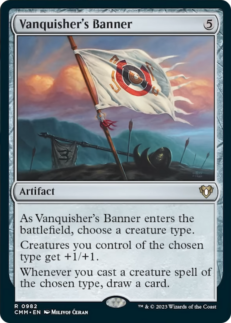 Vanquisher's Banner [Commander Masters] | Sanctuary Gaming