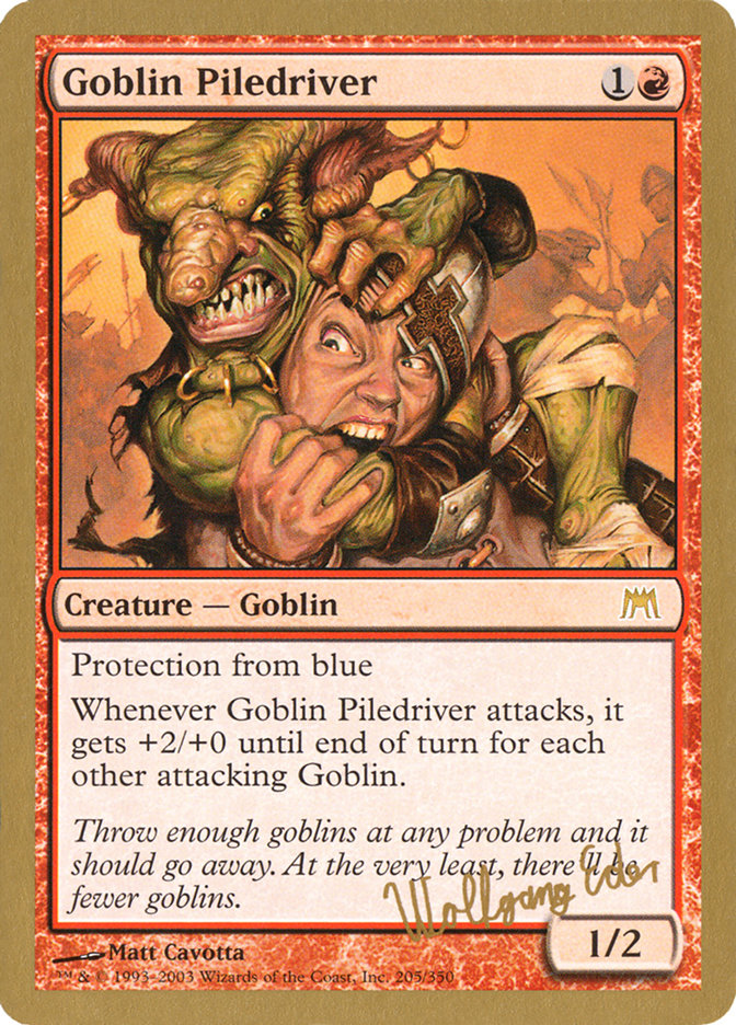 Goblin Piledriver (Wolfgang Eder) [World Championship Decks 2003] | Sanctuary Gaming