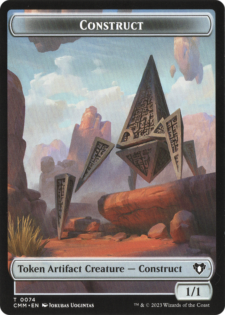 Thopter // Construct (0074) Double-Sided Token [Commander Masters Tokens] | Sanctuary Gaming