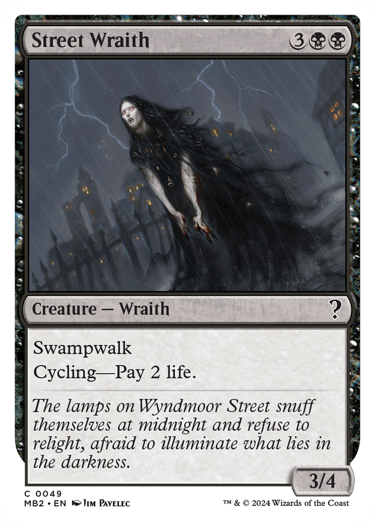 Street Wraith (White Border) [Mystery Booster 2] | Sanctuary Gaming