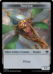 Thopter // Dragon (0020) Double-Sided Token [Commander Masters Tokens] | Sanctuary Gaming