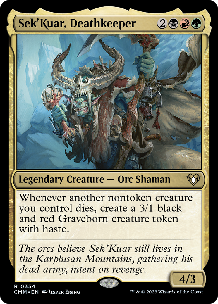 Sek'Kuar, Deathkeeper [Commander Masters] | Sanctuary Gaming