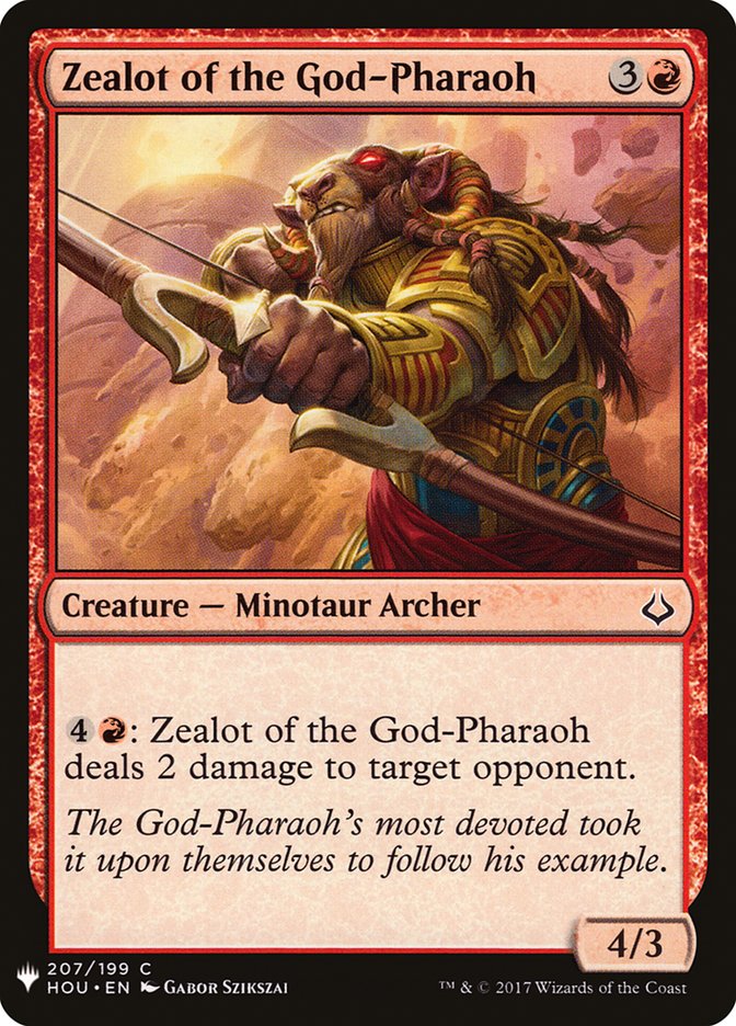 Zealot of the God-Pharaoh [Mystery Booster] | Sanctuary Gaming